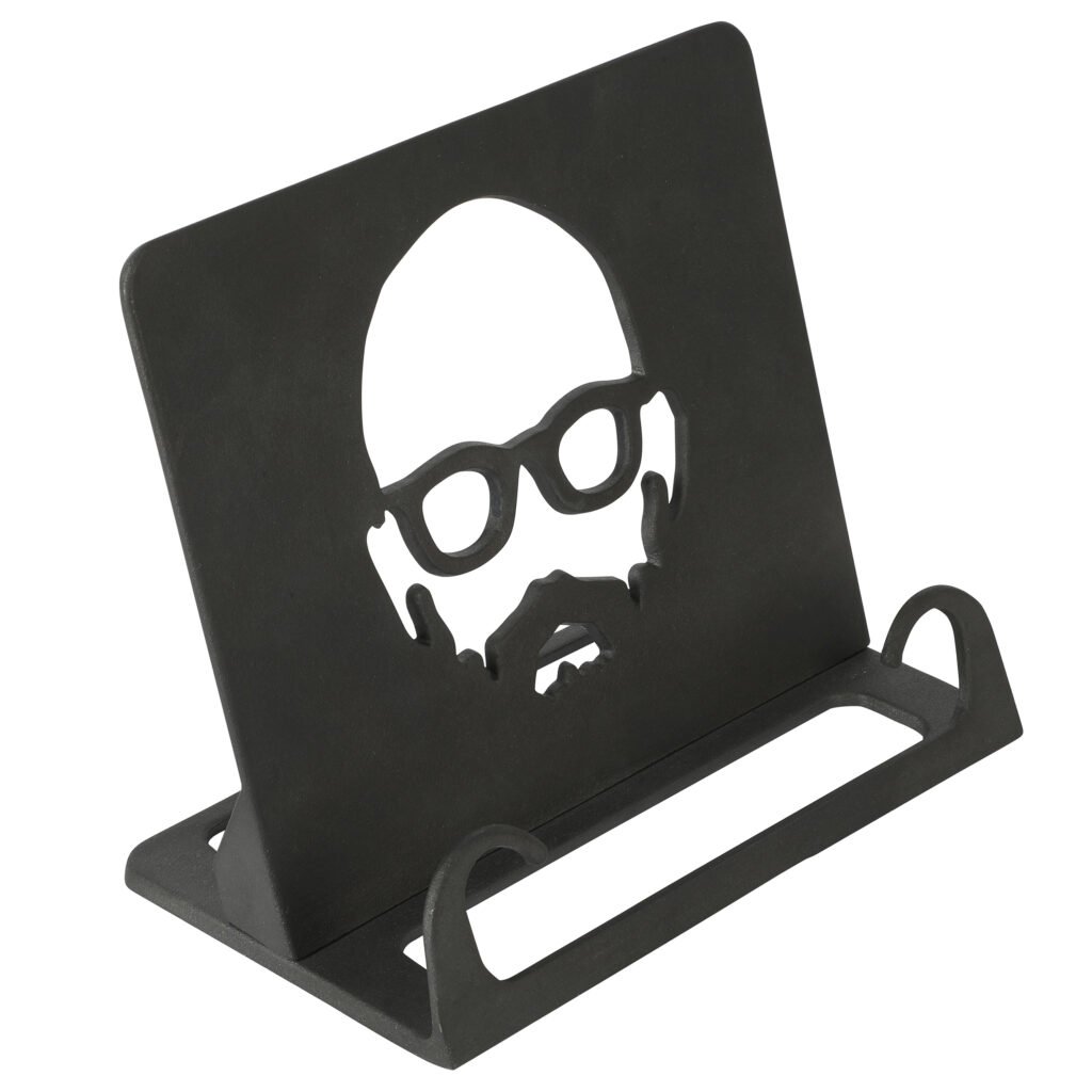 Babish 9.75 Inch Cast Iron Cookbook Holder in Black