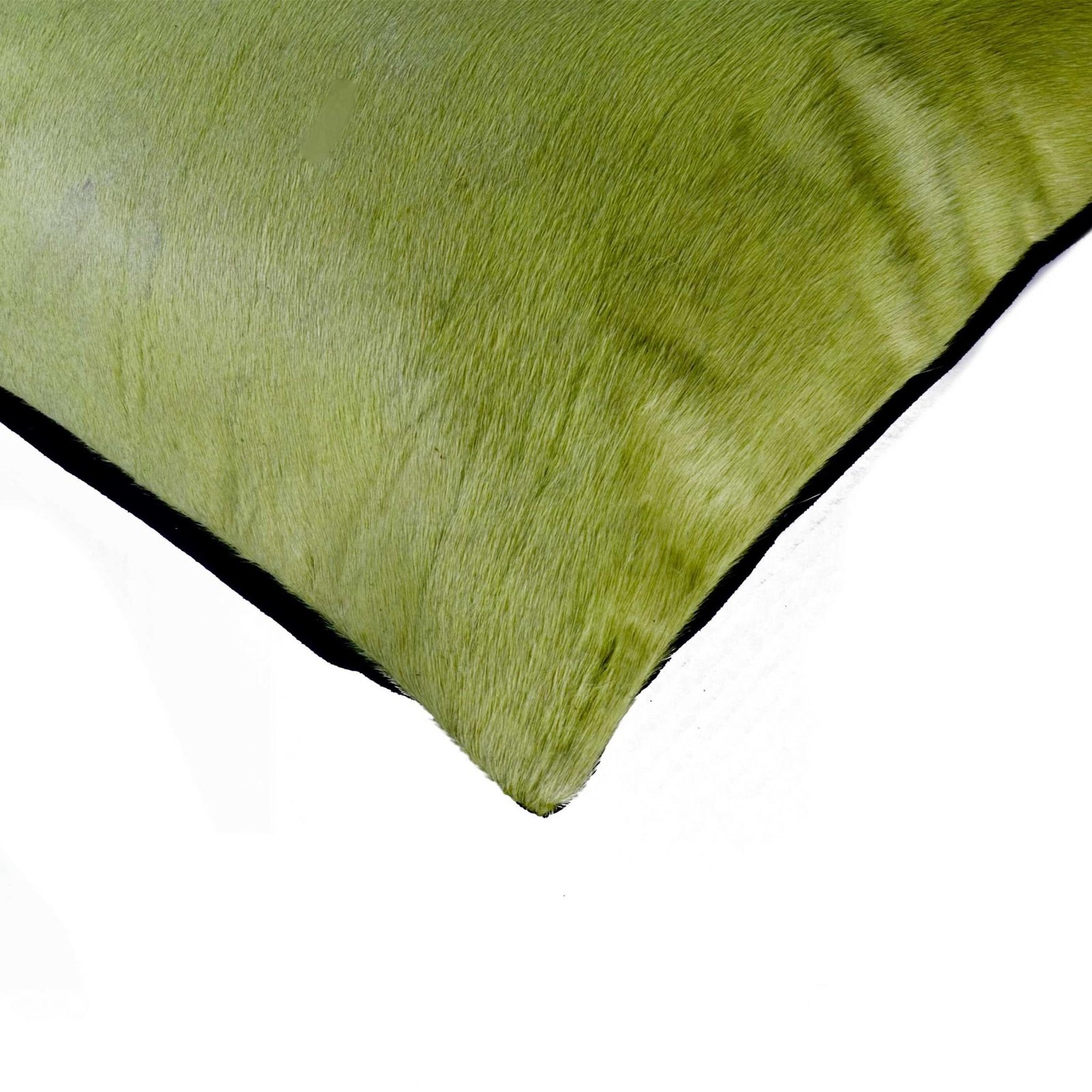 12" X 20" Lime Green Cowhide Throw Pillow - Image 5