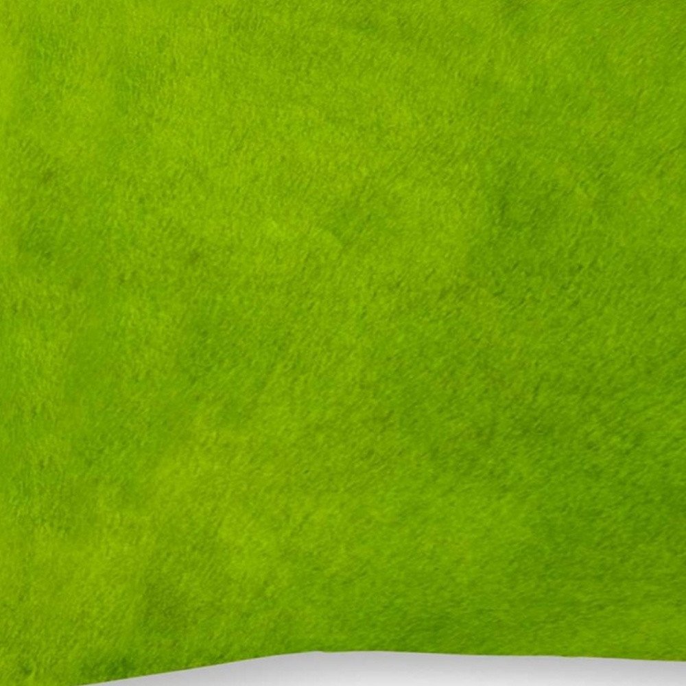 12" X 20" Lime Green Cowhide Throw Pillow - Image 3