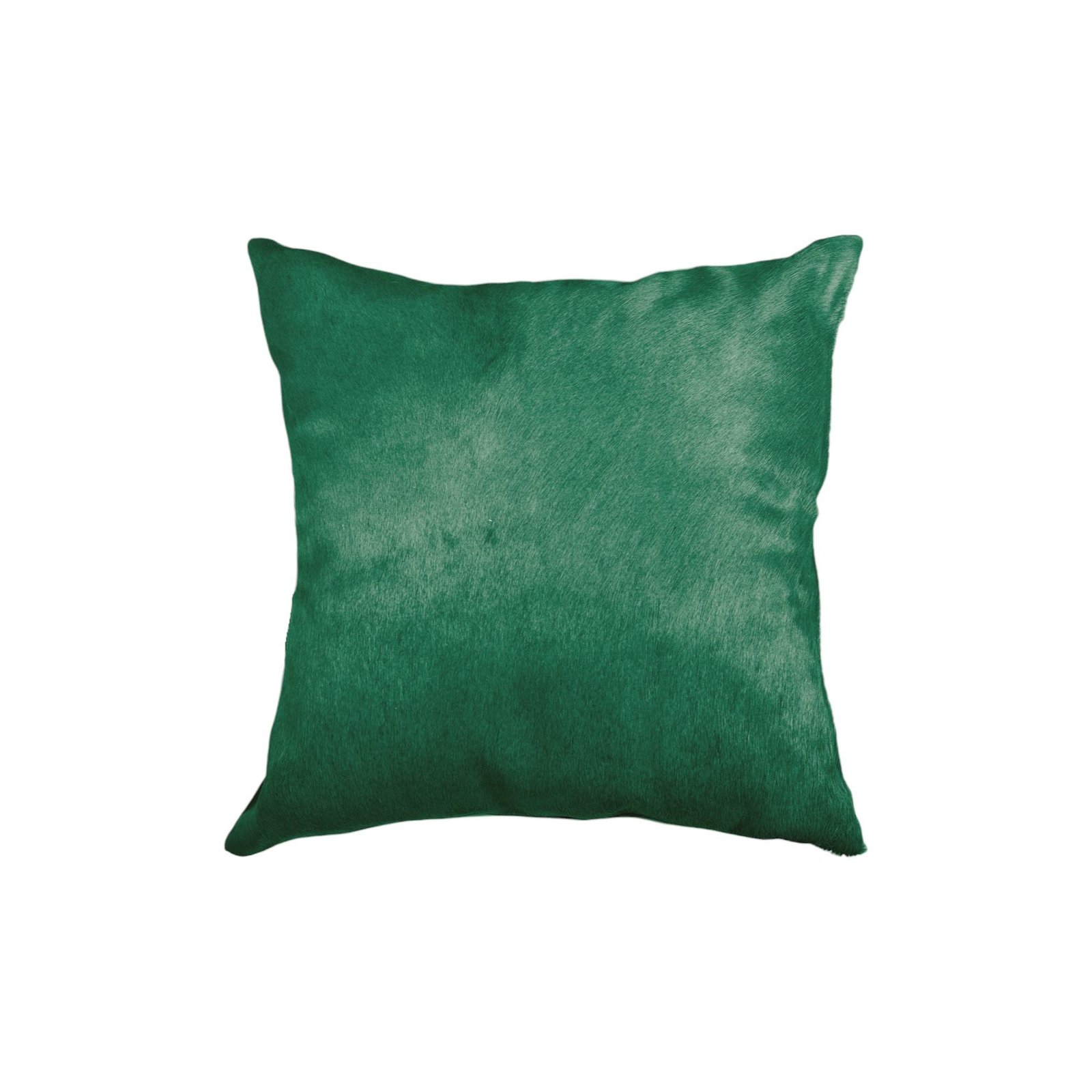 Set of Two 18" Green Cowhide Throw Pillows - Image 4