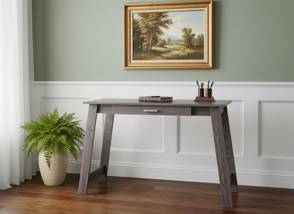 42" Gray Computer Desk