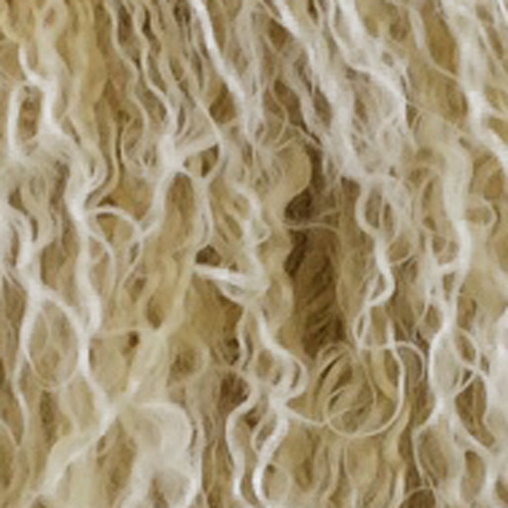 20" Gold Genuine Tibetan Lamb Fur Pillow With Microsuede Backing - Image 4