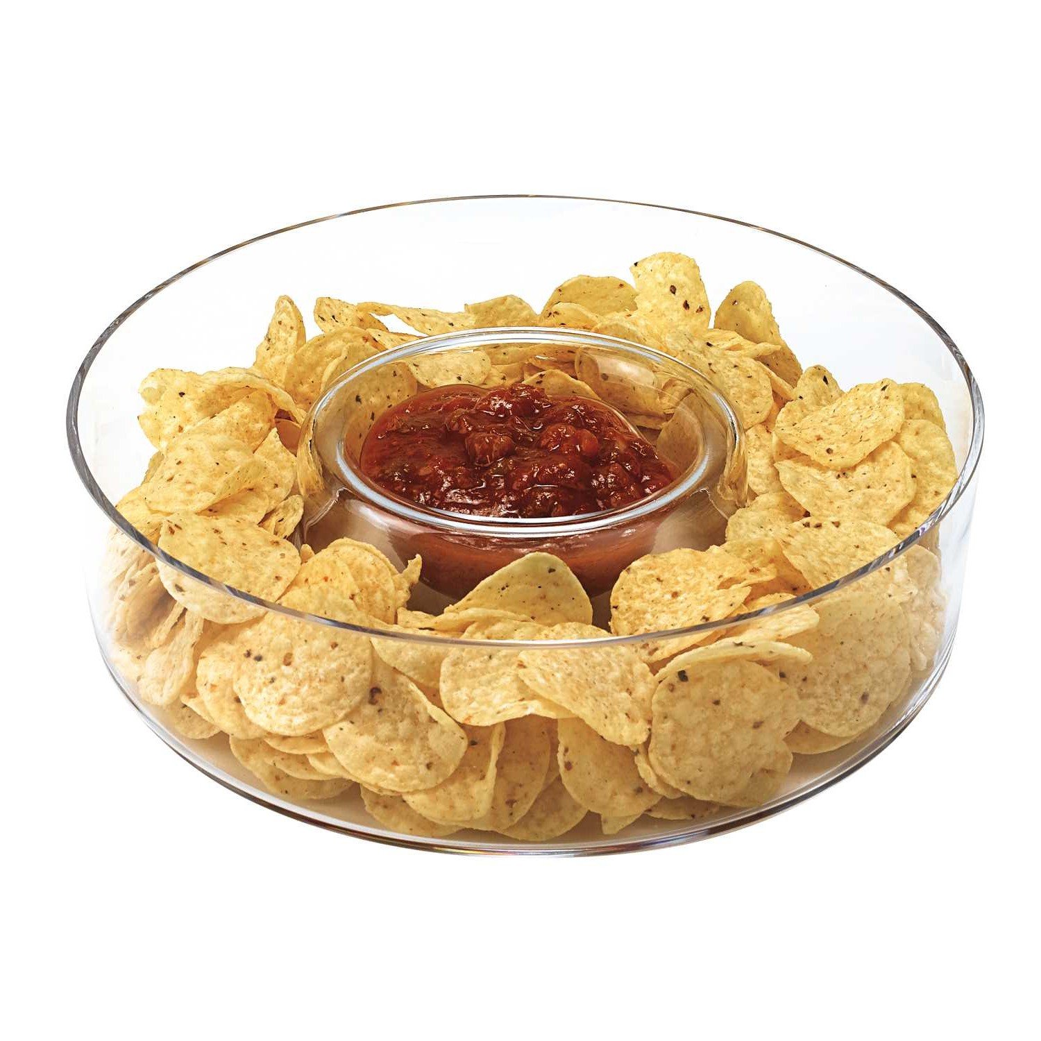 Mouth Blown European Crystal Chip N Dip - Image 3
