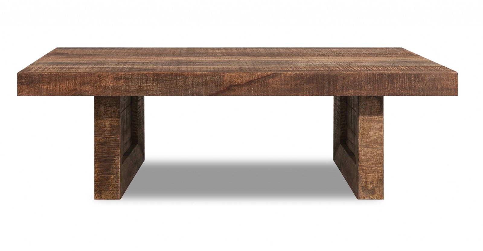53" Solid Wood Sled Coffee Table - Image 2