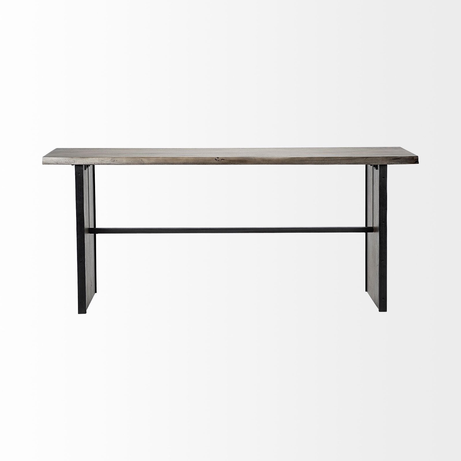 70" Brown Solid Wood Solid Console Table - Image 2