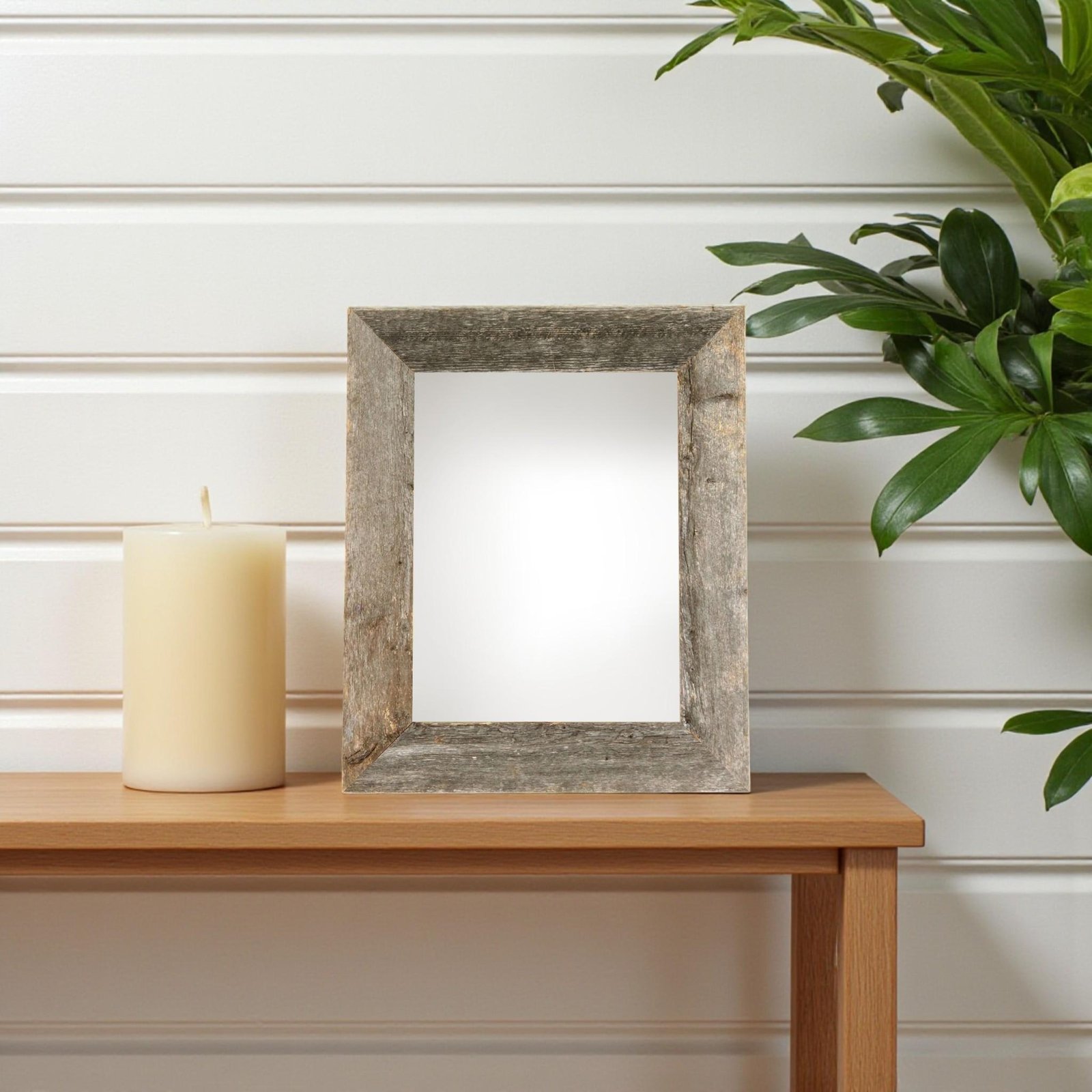 4" x 6" Gray Wood Tabletop Picture Frame