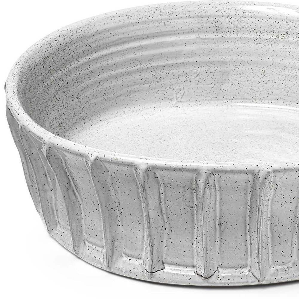 16" White Ceramic Round - Image 5