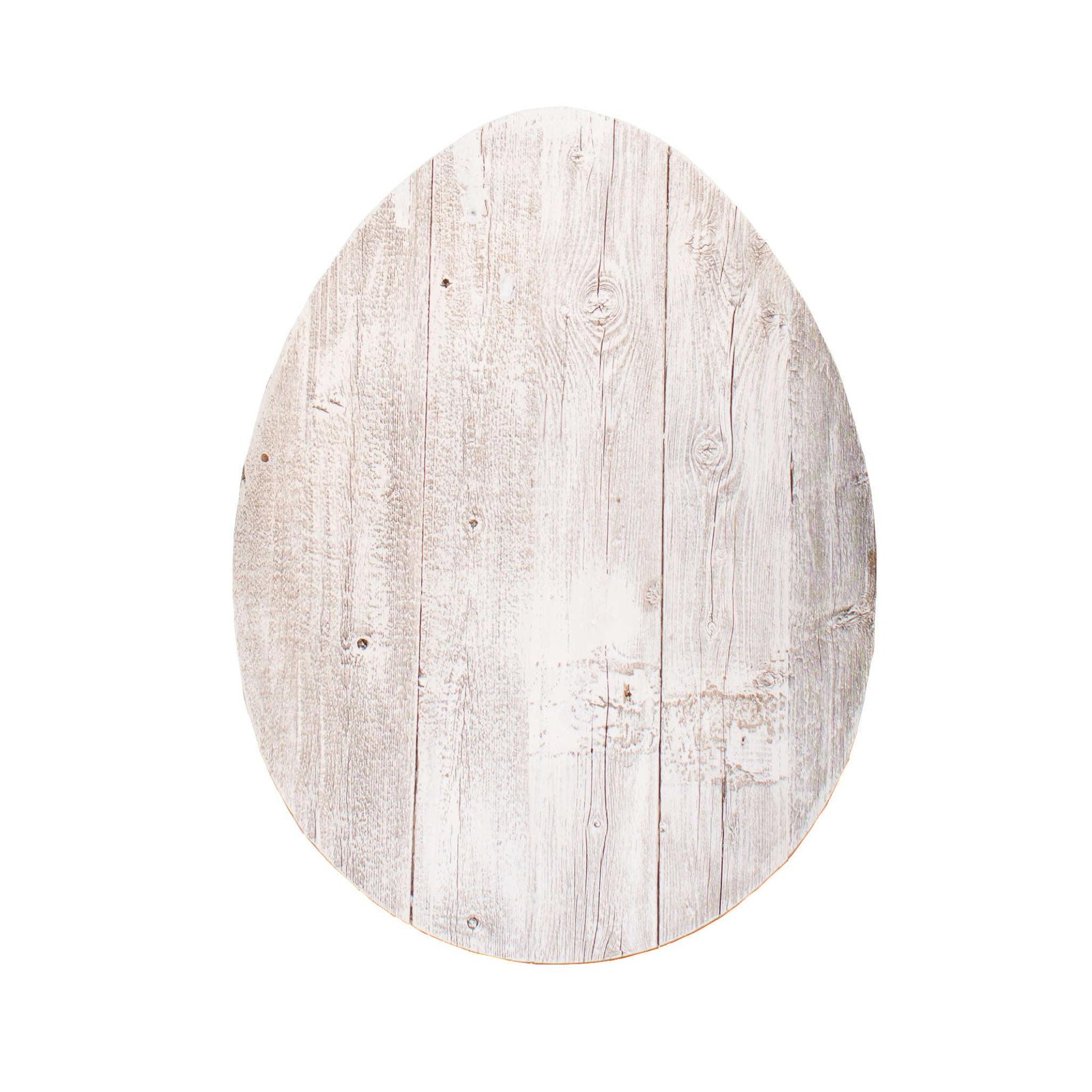 12" X 9" White Easter Solid Wood Hanging Dimensional Sculpture - Image 4