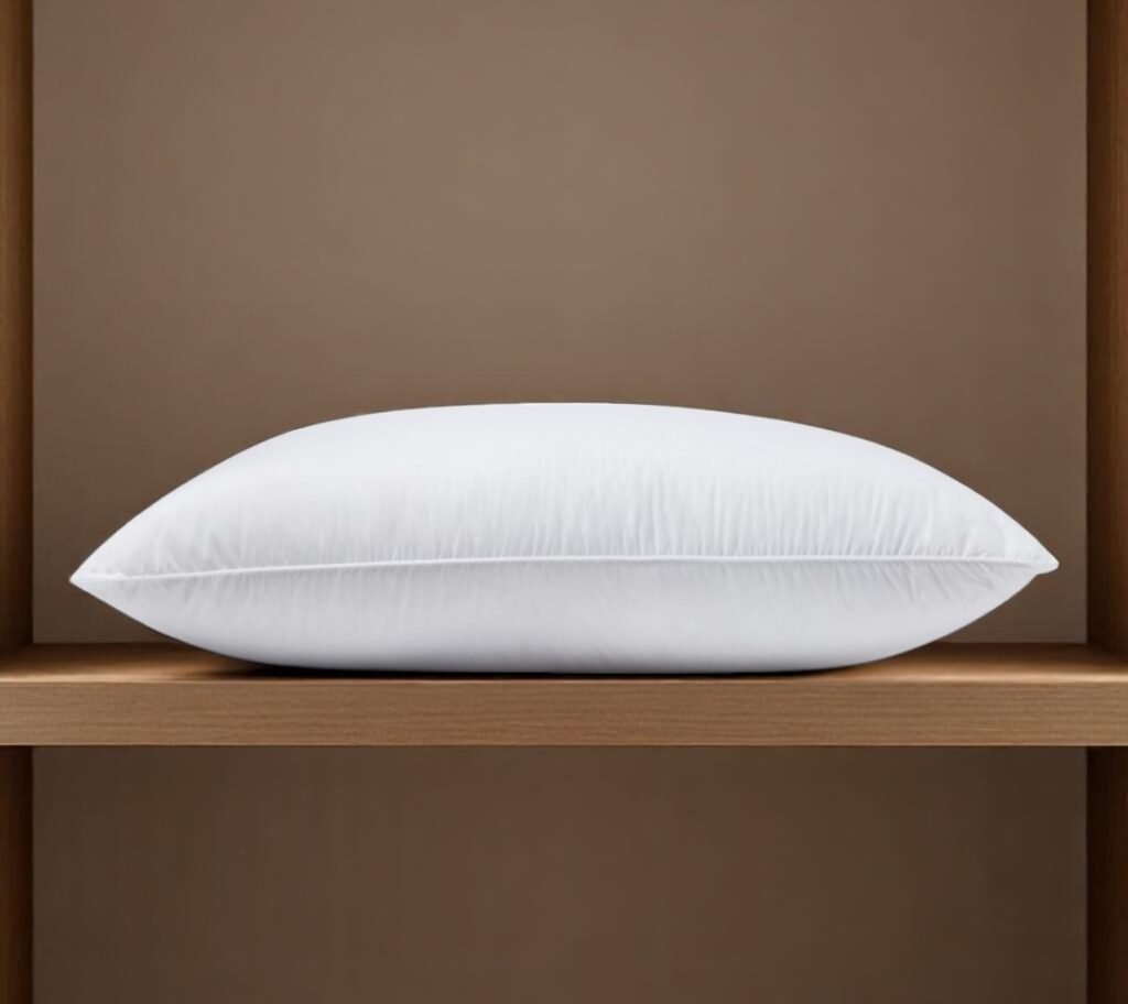 100% Cotton Lux Sateen Down Alternative Medium Hypoallergenic Standard Size Bed Pillow