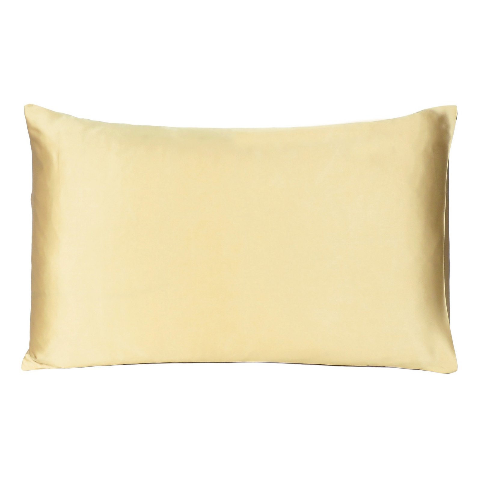 Gold Dreamy Set Of 2 Silky Satin Queen Pillowcases - Image 2