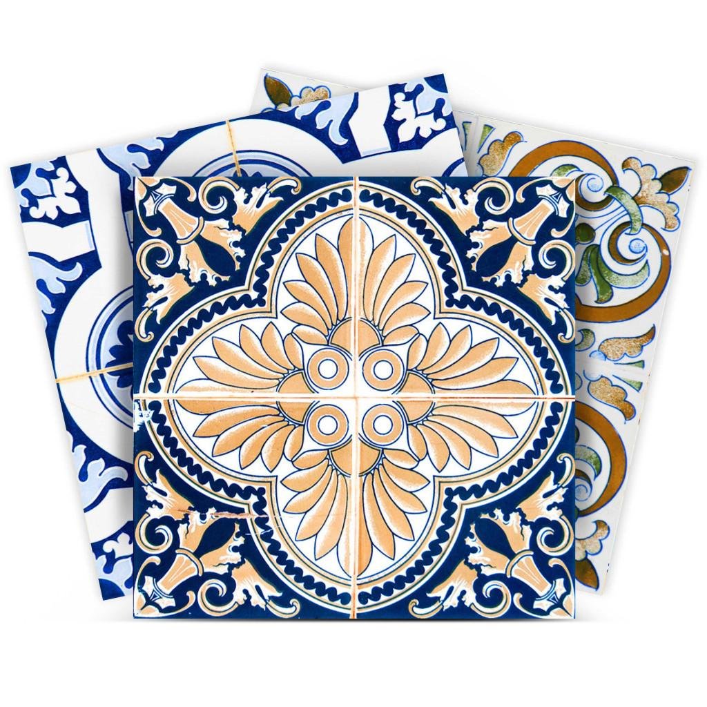 6" X 6" Dianna Mutli Mosaic Peel And Stick Tiles