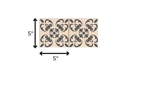 5" X 5" Charcoal Orchid Peel And Stick Removable Tiles - Image 6