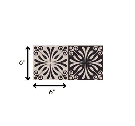 6" X 6" Cinnamon Swirl Peel And Stick Removable Tiles - Image 6