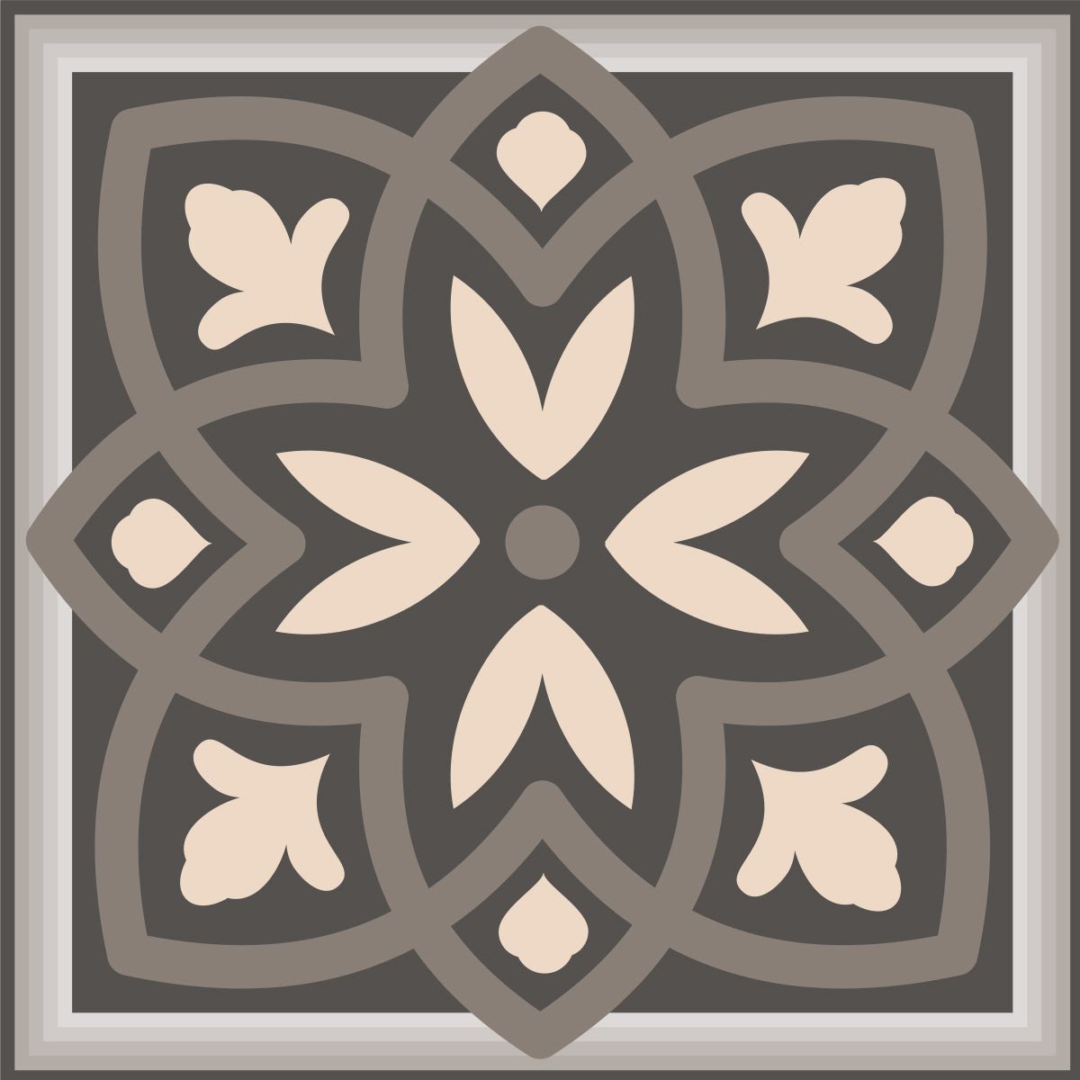 6" X 6" Espresso Brown Mosaic Peel And Stick Removable Tiles - Image 3
