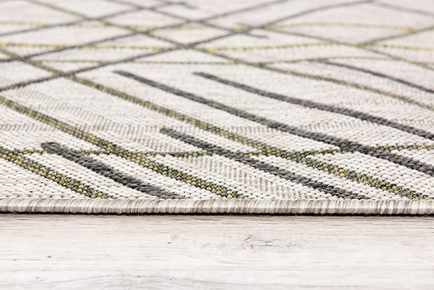 3' X 5' Sage Abstract Linework Area Rug - Image 8