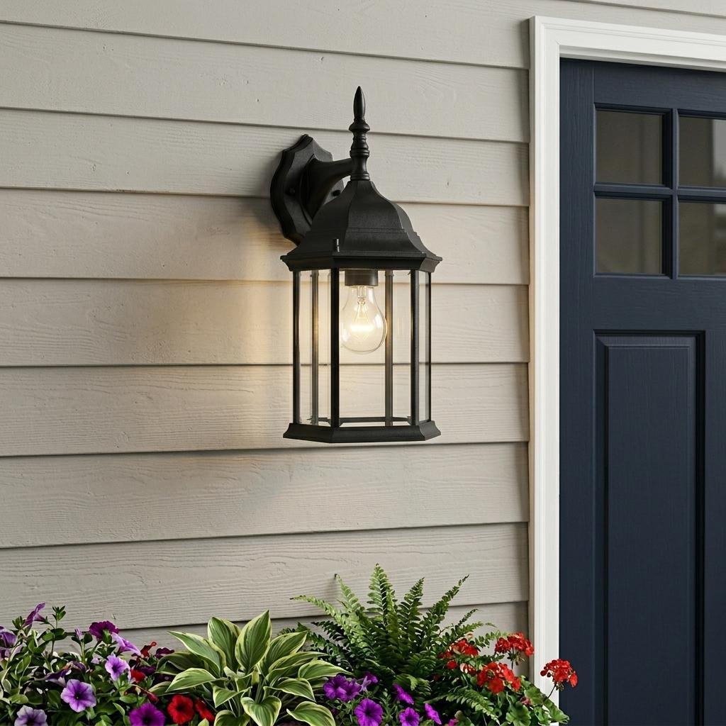 XL White Clear Glass Swing Arm Wall Light
