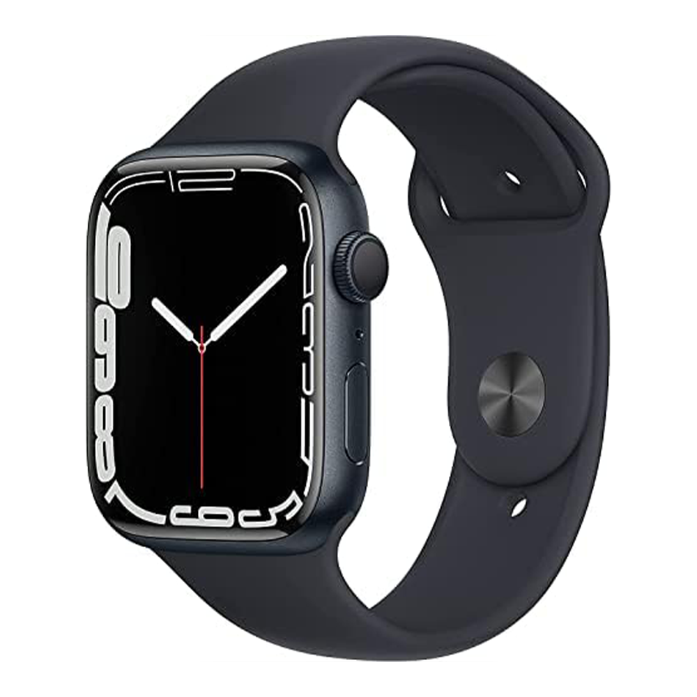 Apple Watch Series 7 45mm – Midnight Black/Black Sport Band - Image 2