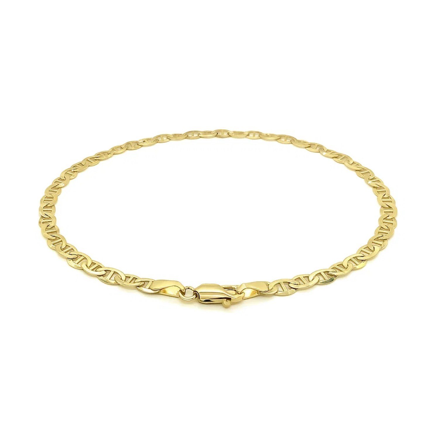 14k Yellow Gold Mariner Link Bracelet (3.20 mm) - Image 3