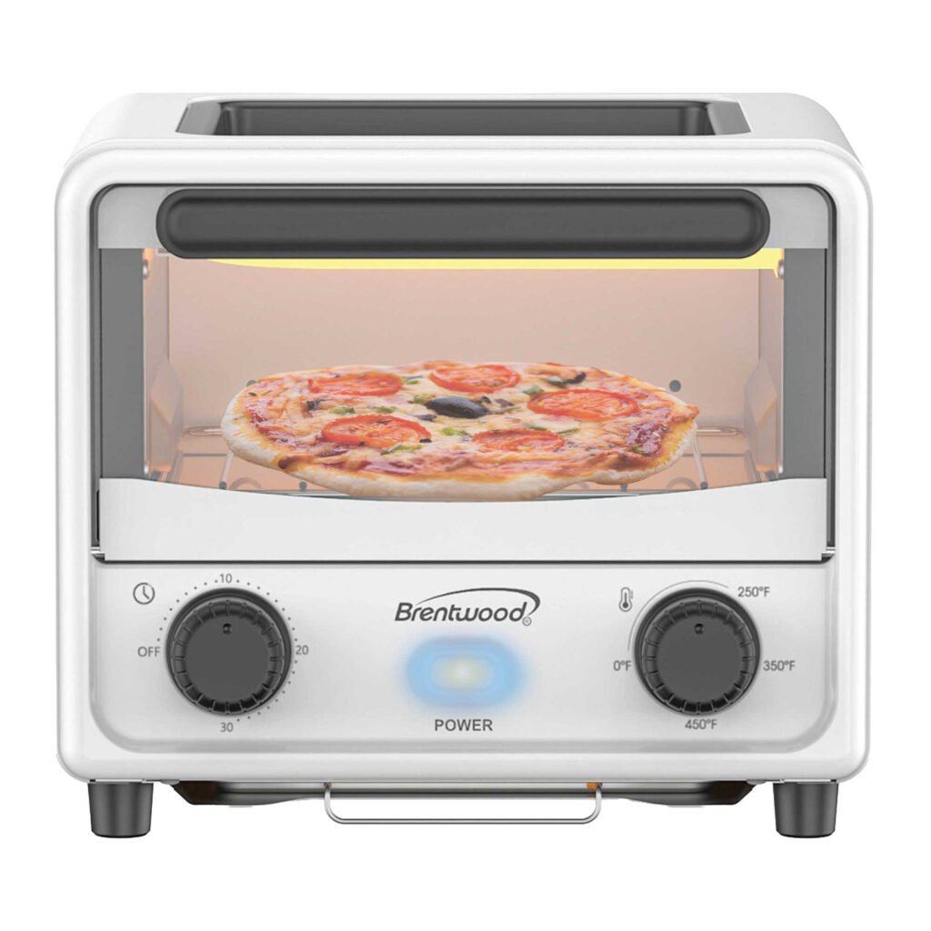 Brentwood 3 Liter Mini Toaster Oven in White